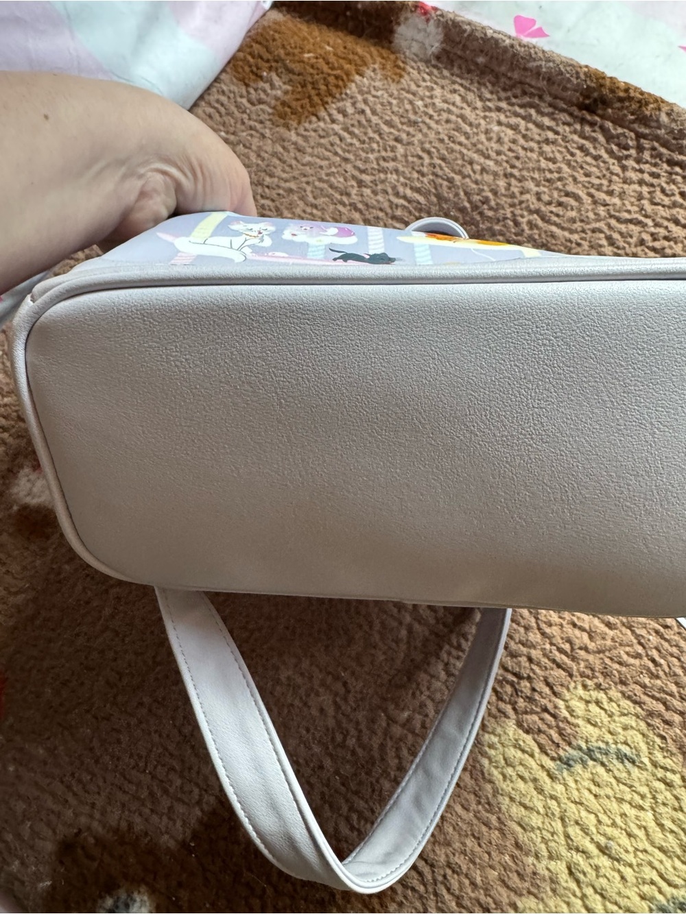 ‼️LAST CALL‼️ Disney Loungefly cats mini backpack- lavender, gently used - Picture 5 of 5